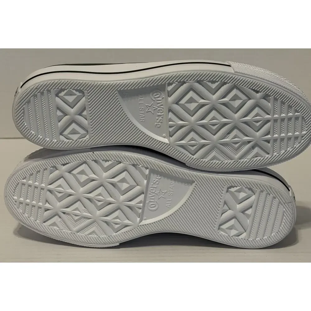 NEW in Box Converse CTAS Lift OX Leather Low Women Size 7 Black White 561681C